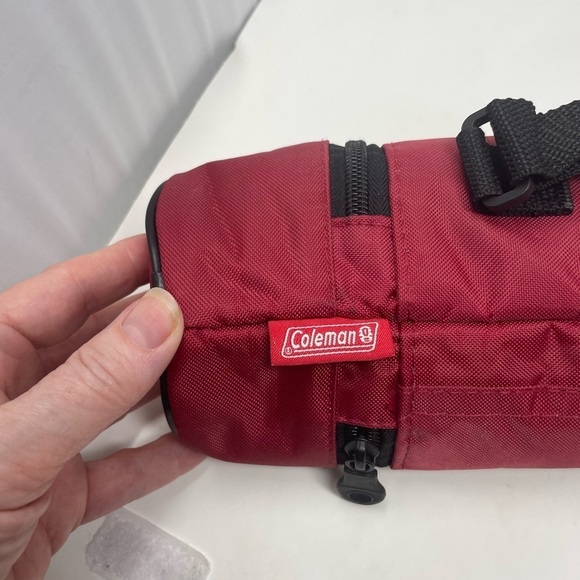 Coleman 6 Can Cooler Sleeve Adjustable Strap Great for Kayaking, Hiking, Camping - Picture 2 of 4